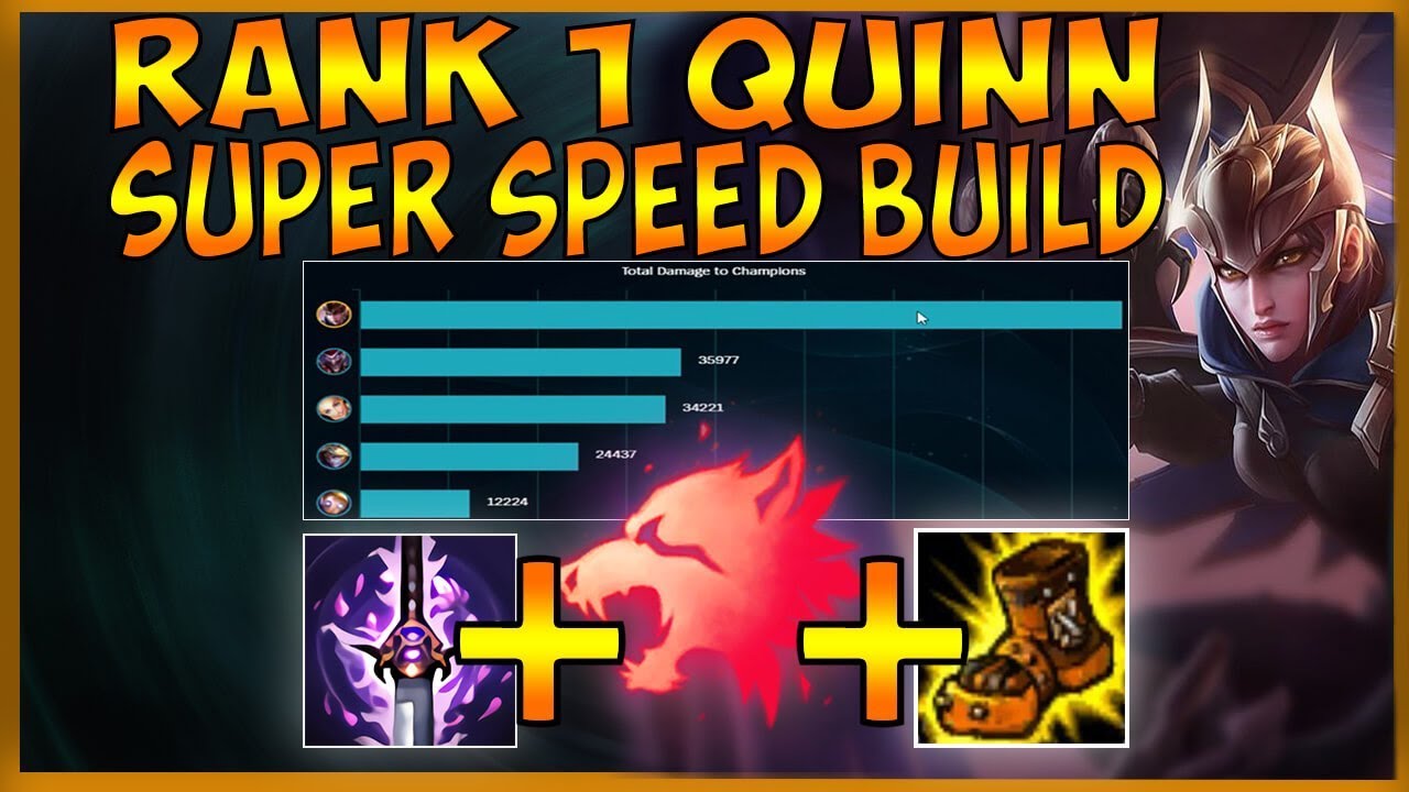 Kamel Et bestemt Bytte 1 QUINN *SUPER SPEED* BUILD (CRAZY BACKDOOR TO WIN) - League of Legends -  YouTube