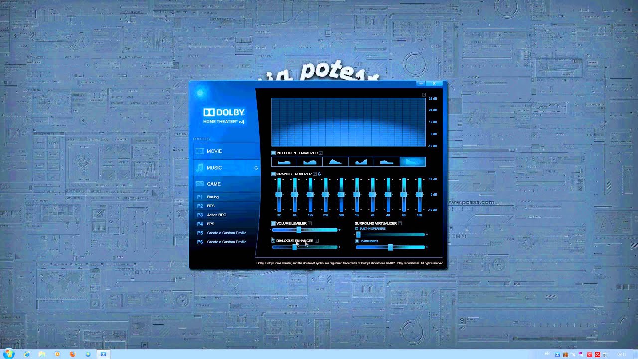 ASUS Xonar U7 Dolby console [PCAXE.COM]