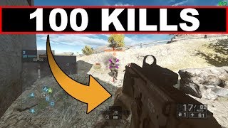 Battlefield 4 - 100 KILLS in TEAM DEATHMATCH Golmud SCAR-H