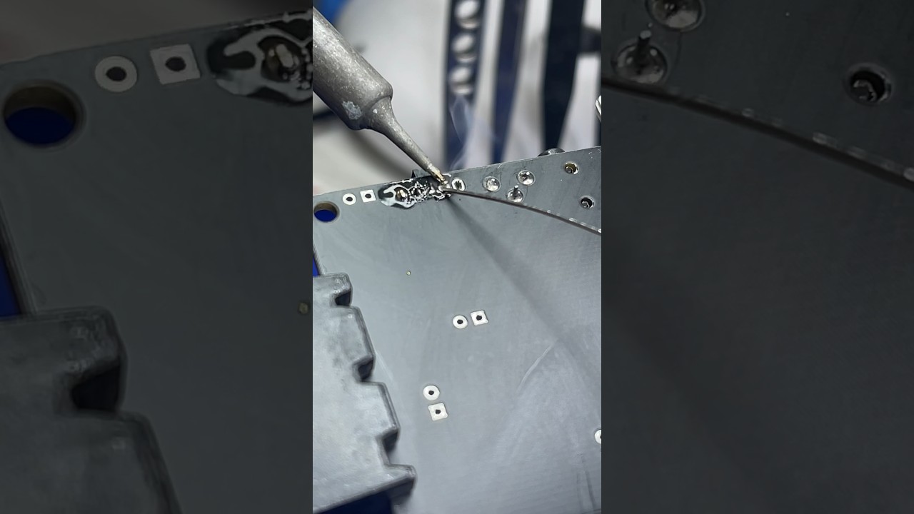 How to Solder Power Switch Onto A PCB Using A Soldering Iron!