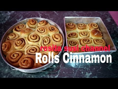 RESEP Cinnamon Rolls / ROTI gulung kayu manis