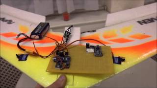 FPV Raven flying wing Multiwii test