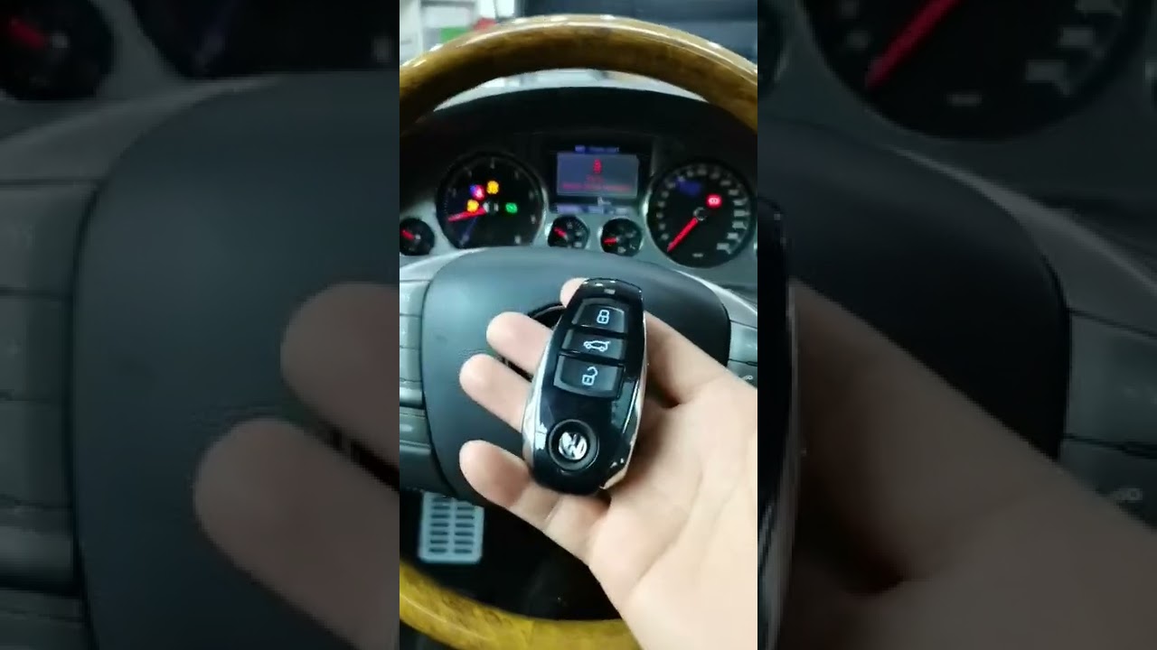 For Volkswagen Phaeton 2004-2015 Facelift push start stop remote start stop and key less entry.