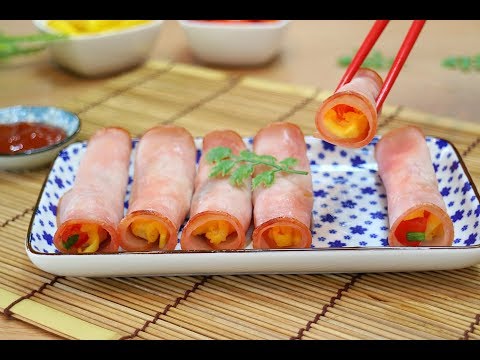 แฮมม้วนไข่คน By สร้างสรรค์เมนูไข่