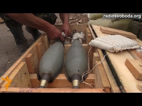 Обстріл сепаратистів з БТР і міномета