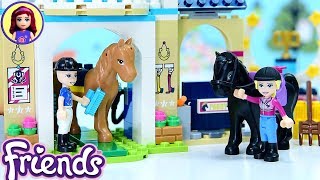 Мульт Lego Friends Stephanies Horse Jumping Set Build Review Silly Play