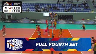 FULL FOURTH SET - Mapua Lady Cardinals vs San Sebastian Lady Stags | NCAA Season 101