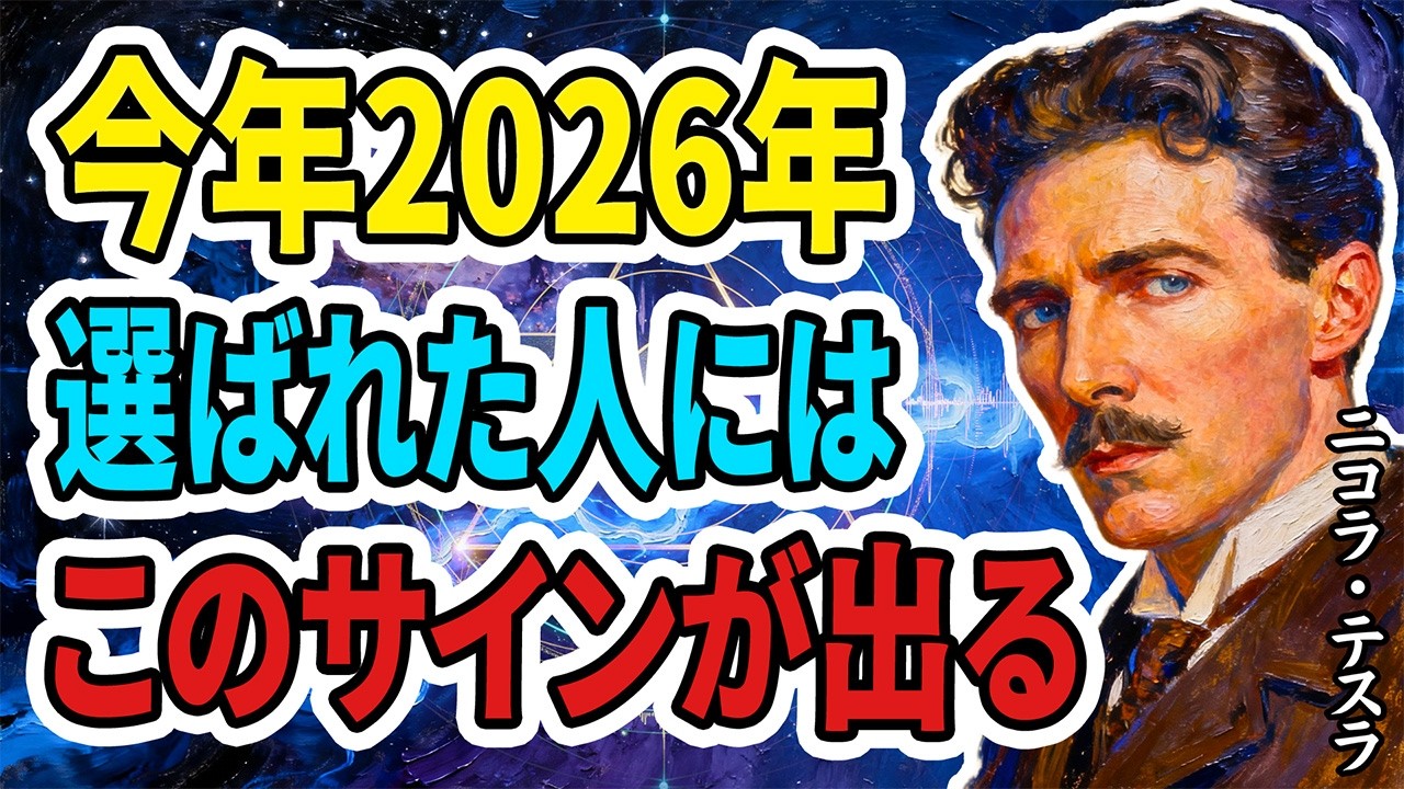 【ニコラ・テスラ】2026年、選ばれた人だけに現れる“前兆”とは【名言】【教訓】【哲学】