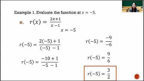 GENERAL MATH SHS TOPIC 2: Evaluating Functions