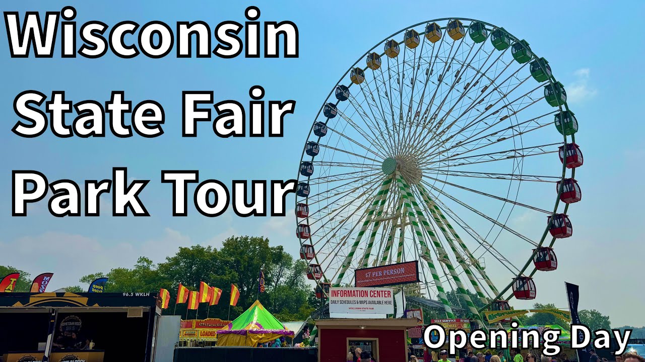 Wisconsin State Fair Park Tour - [Opening Day 2025] - West Allis, Wisconsin - USA [4K]