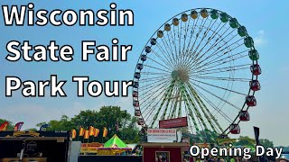 Wisconsin State Fair Park Tour - [Opening Day 2025] - West Allis, Wisconsin - USA [4K]