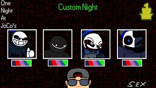 ALL MAX!!! | ONE NIGHT AT JOCO'S CHAPTER 1 | TODO AL MÁXIMO | CUSTOM NIGHT | FNAF FAN GAME |