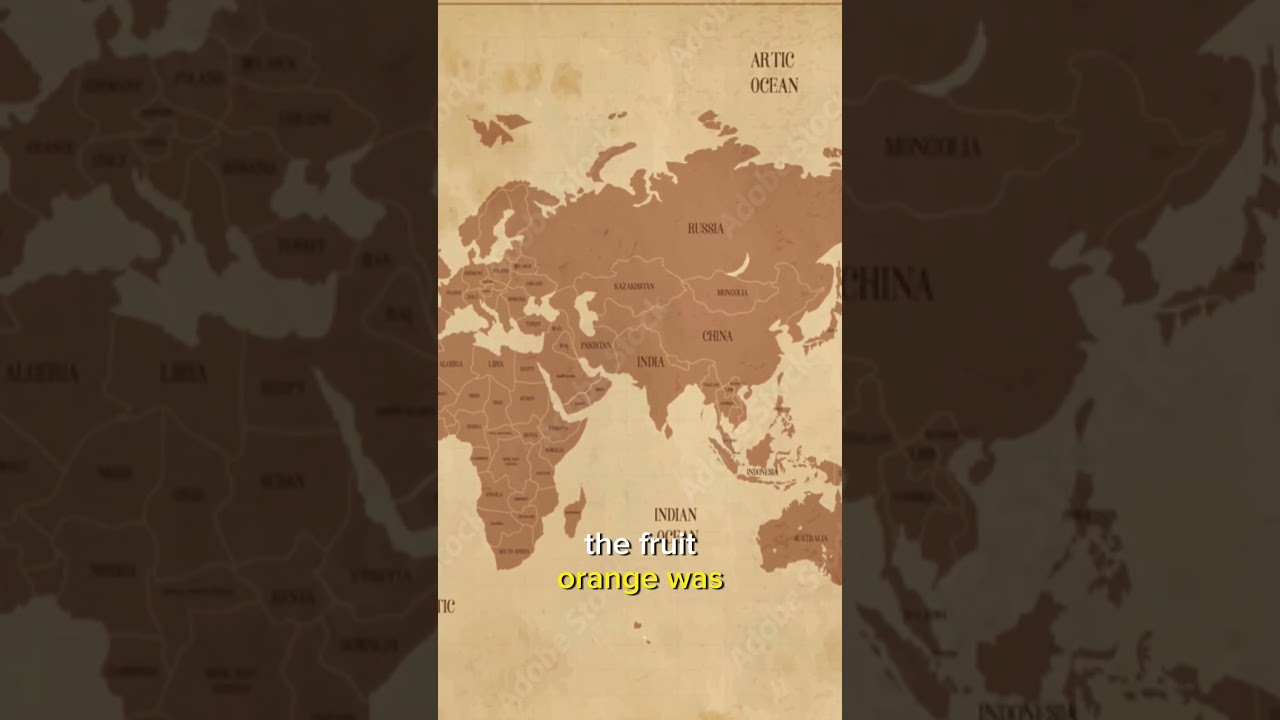 Which orange came first the fruit or the colour | 