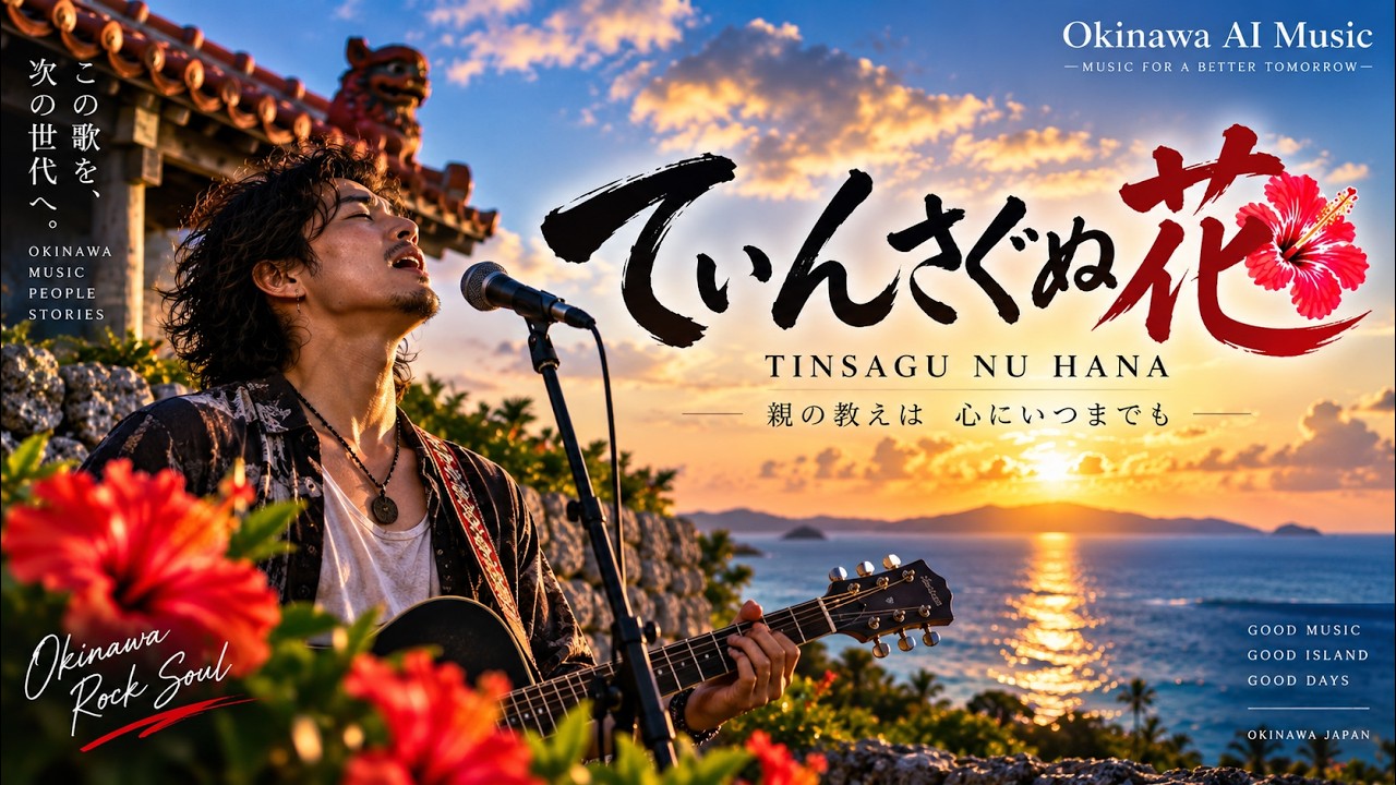 Tinsagu nu Hana (Balsam Flowers) | Okinawa Rock Soul | Okinawa AI