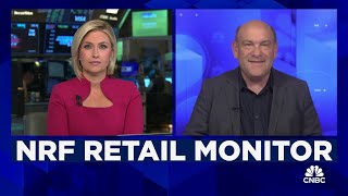 Consumer spending is moderating, CNBC/NRF Retail Monitor shows