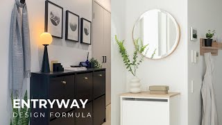 Foolproof Formula To Create A Functional \& Beautiful Entryway + 5 Popular Combos