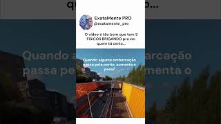 O vídeo é tão bom que tem 3 FISICOS BRIGANDO pra ver quem tá certo...