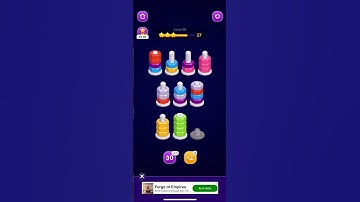 Nut Sort: Color Sorting Game | Level 60 | NO REVERTS #mobilegame #gaming  #gameplay