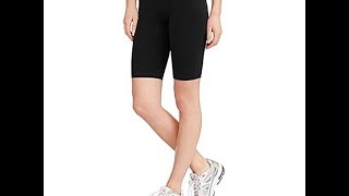 Danskin Womens Compression Shorts Large Black