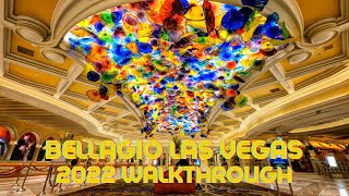 Bellagio Casino Hotel Las Vegas November 2022 Walkthrough Walking Tour