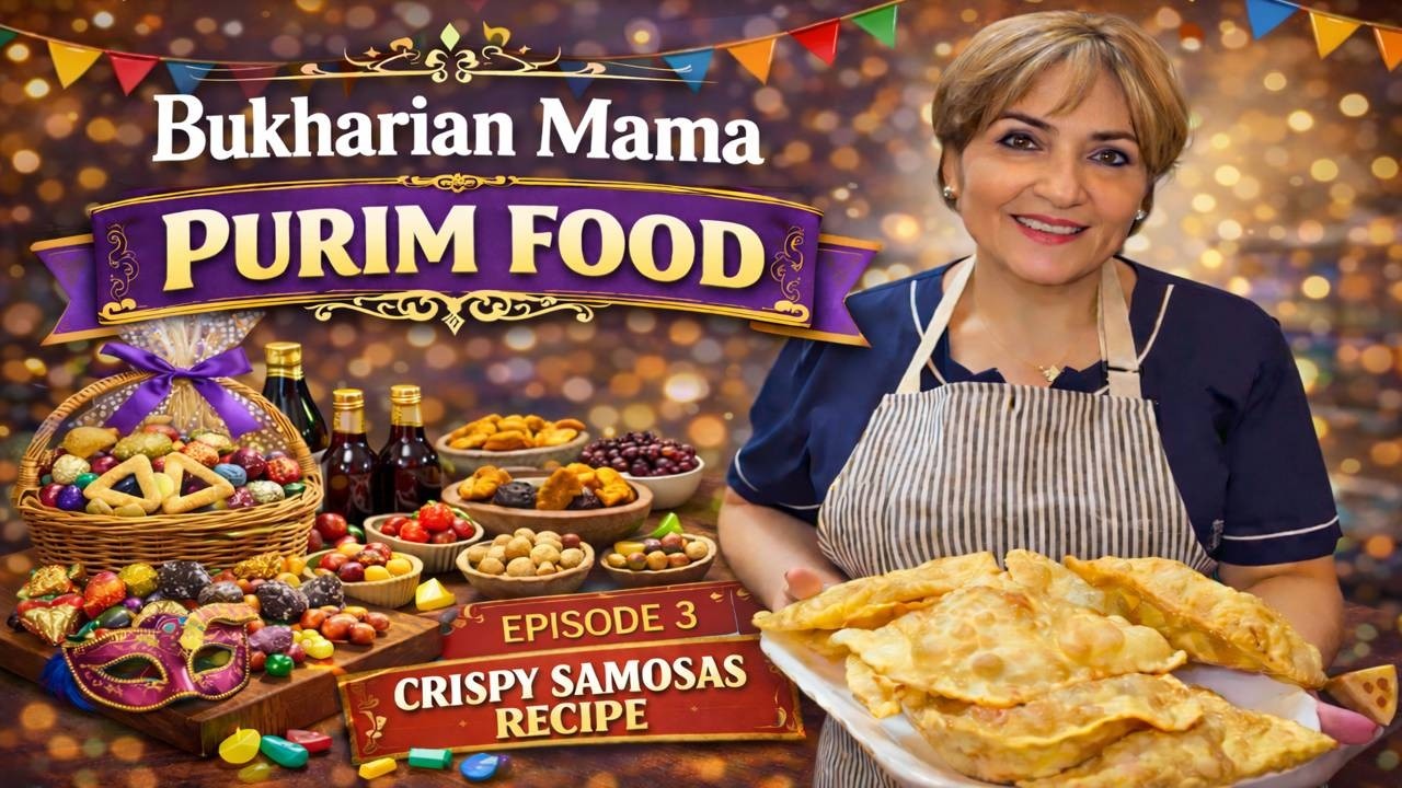 Purim in our Kitchen | Bukharian Mama Makes Samosas
