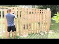 Building a Cedar Privacy Fence