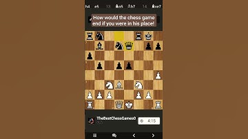 How would the chess game end if you were in his place! #chess #games #friends #players #satranç