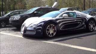 Bugatti Veyron Lor Blanc Driving In London