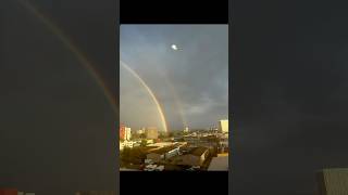 Rainbow 🌈 #rainbow #nature #rain #sun #sky #lifeisbutadream #evening #summer #rainyday