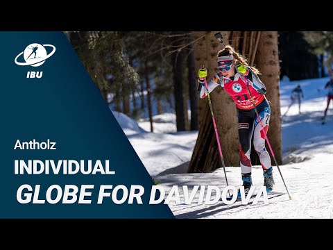 World Cup 21/22 Antholz: Davidova wins Individual Globe