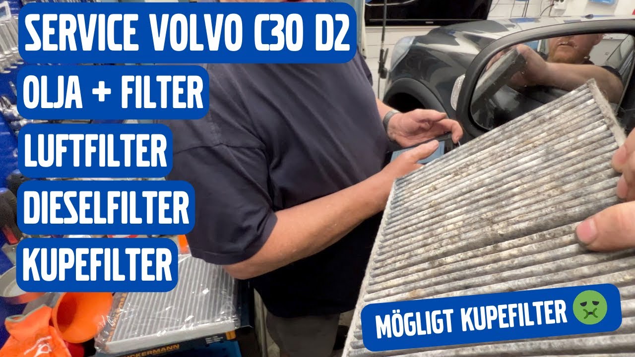 Gör storservice på farsans nya Volvo C30, har de 2 senaste verkstäderna fuskat?