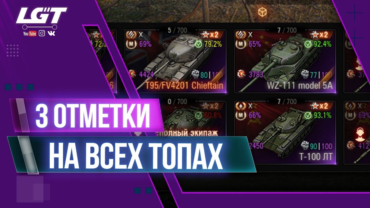КАК ИГРАЮТ СТАТИСТЫ. СТРИМ WOT С 3 ОТМЕТКАМИ - YouTube