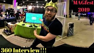 Kingdom Bash Game Developer at MAGfest 2019 (360 Video Interview) screenshot 1