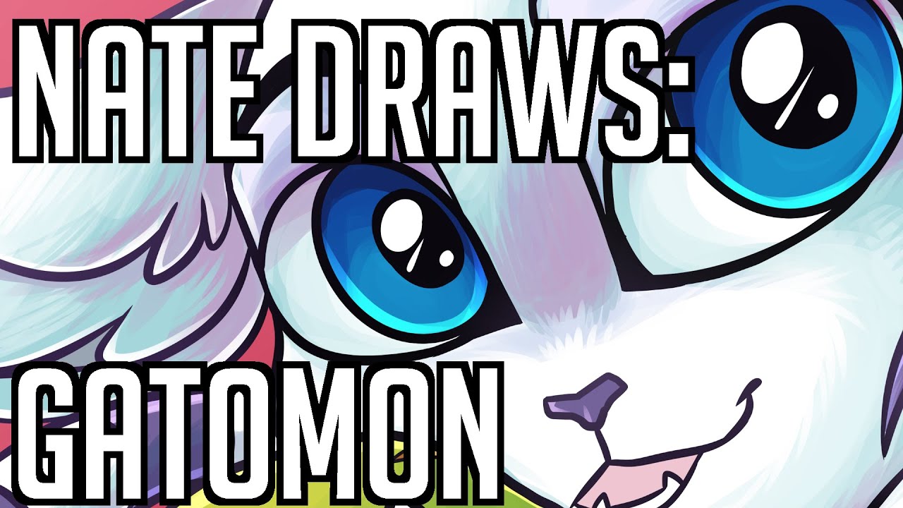 Nate Draws #14: Gatomon