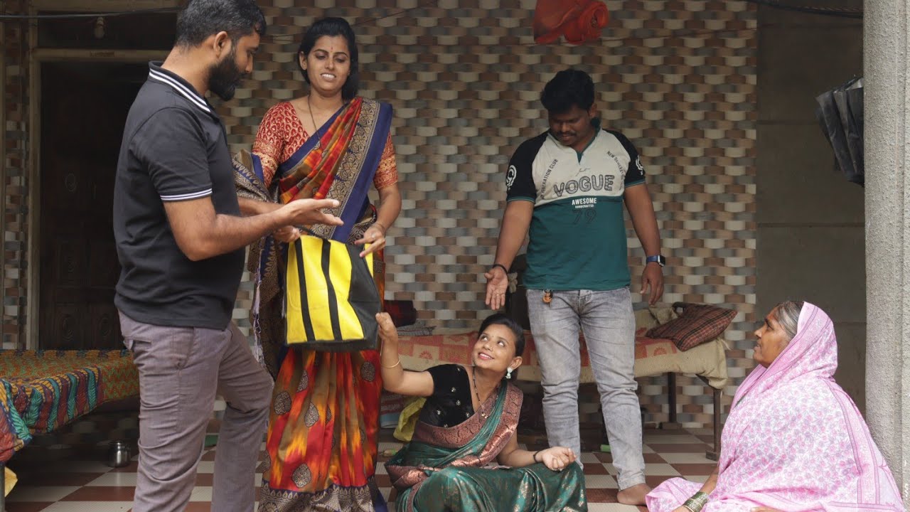 राणीला💃जायचंय नवरा आला🕺माझं मला होईना तुला कुठे नेऊ🤔By-Ashwini gavhane