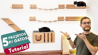 DIY - Playground para gatos - gatil divertido