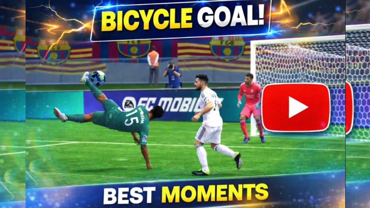 Perfect Bicycle Kick Goals 😯 in Fc Mobile 