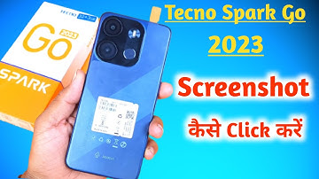 How to take screenshot in Tecno spark go 2023/Tecno spark go 2023 me screenshot kaise le/screenshot