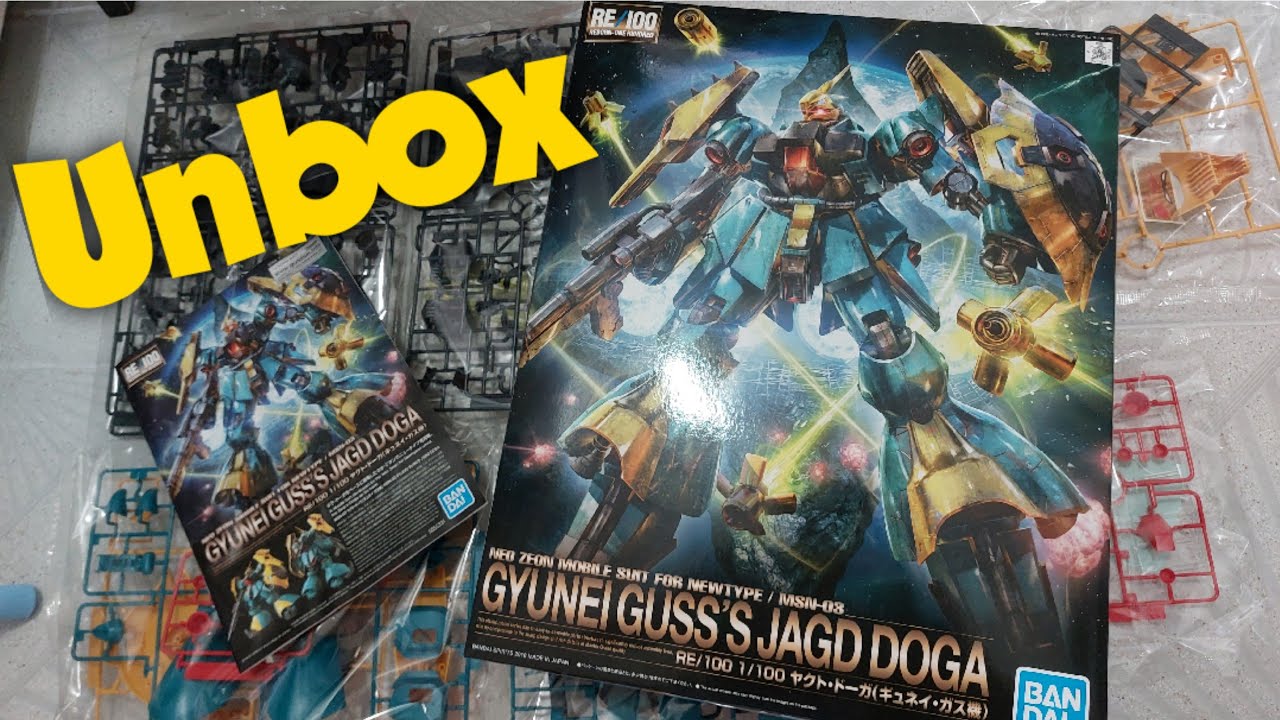 Gyunei Guss's Jagd Doga RE100 - Gundam Char's Counterattack [Unbox] # ...