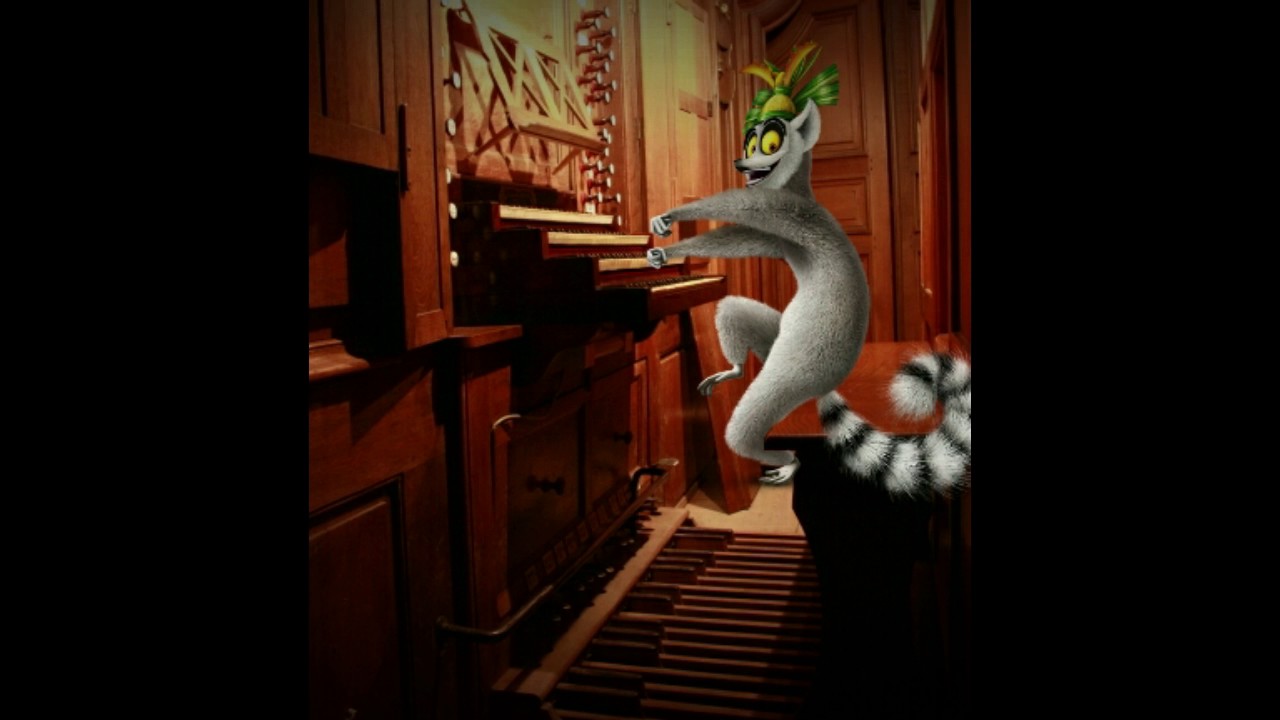 Madagascar - when organist go crazy and found the Techno 32' stop XD