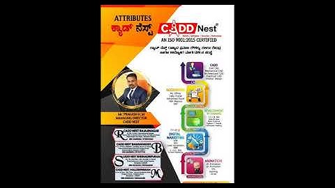 Excel Line chart in Ms Word in Kannada Part 2 | CADD Nest | Educational Institution Malleshwaram