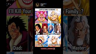 Luffy’s Family Is Built Different 💀🔥 | One Piece Has No Limits!#OnePiece #Luffy #Gear5 #MonkeyDLuffy