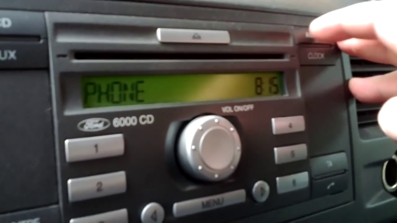 6000cd ford bluetooth