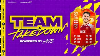 Fifa 22 Team Takedown!!! ADIDAS NUMBERS UP DECLAN RICE!!!