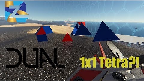 Dual Universe Voxelmancy Short: How to make 1x1 Tetra & Improved Wedge