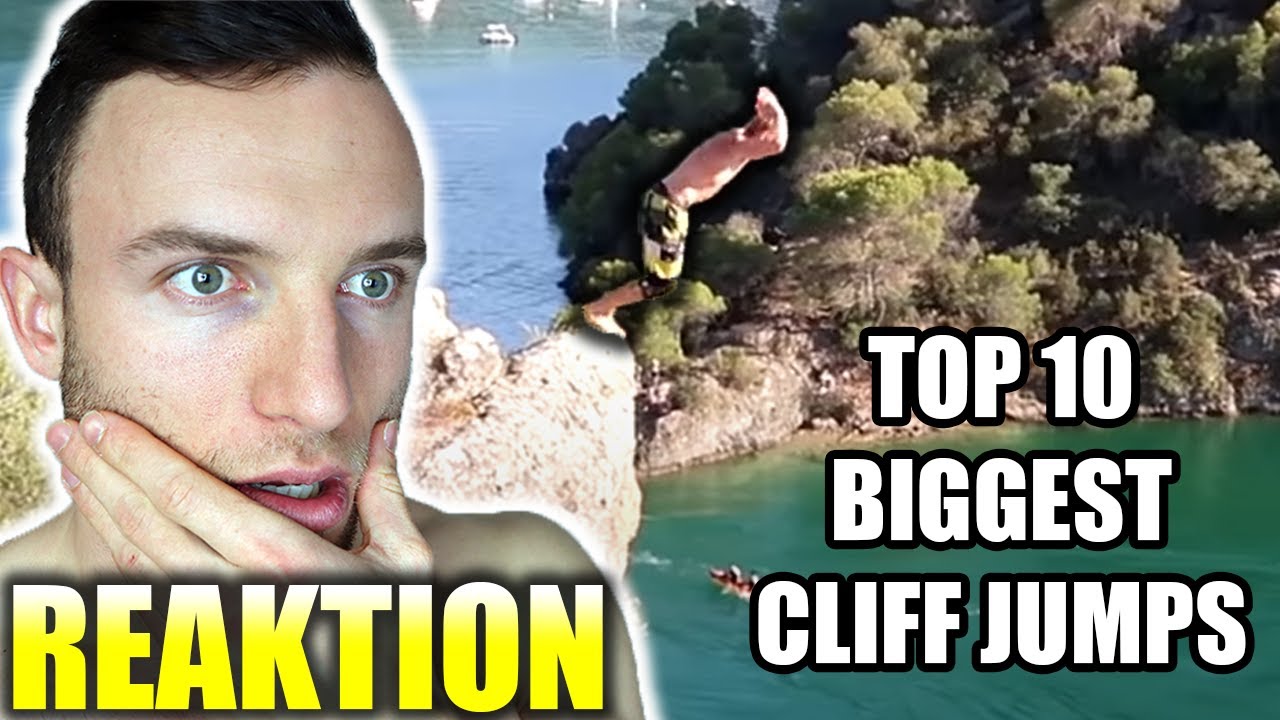 Sascha Huber reagiert auf die 10 höchsten Klippensprünge | Riede94