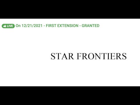 TSR Filed for an Extension of Time to File a Statement of Use, re: Star Frontiers Trademark