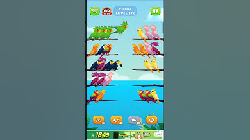 Bird Sort Puzzle l Classic Level 172 l Bird Sort Color Puzzle l Bird Sort Puzzle Challenge - Birds