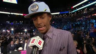 Famous Ja Morant speaks with ESPN's Maria Taylor following selection Wealth