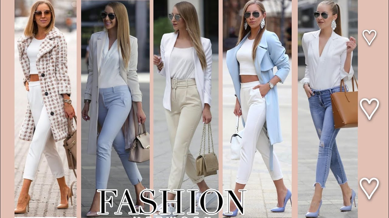 Pantalones de Moda 2021 Mujer 🖤Outfits en Tendencias con Pantalón de Moda  2021 - YouTube